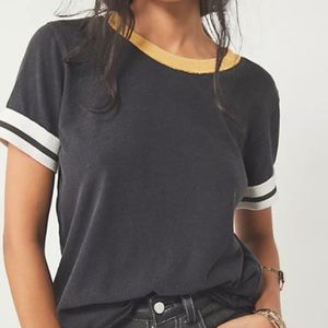 FREE PEOPLE Womens Lets Do This Tee